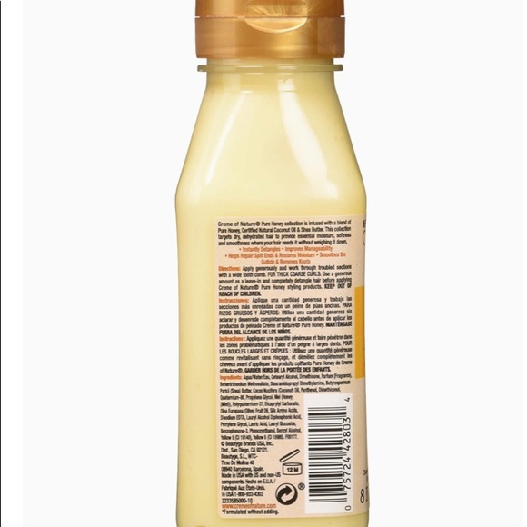 Pure Honey Detangler 8 Ounce Leave-In (236ml) - Picture 2 of 3